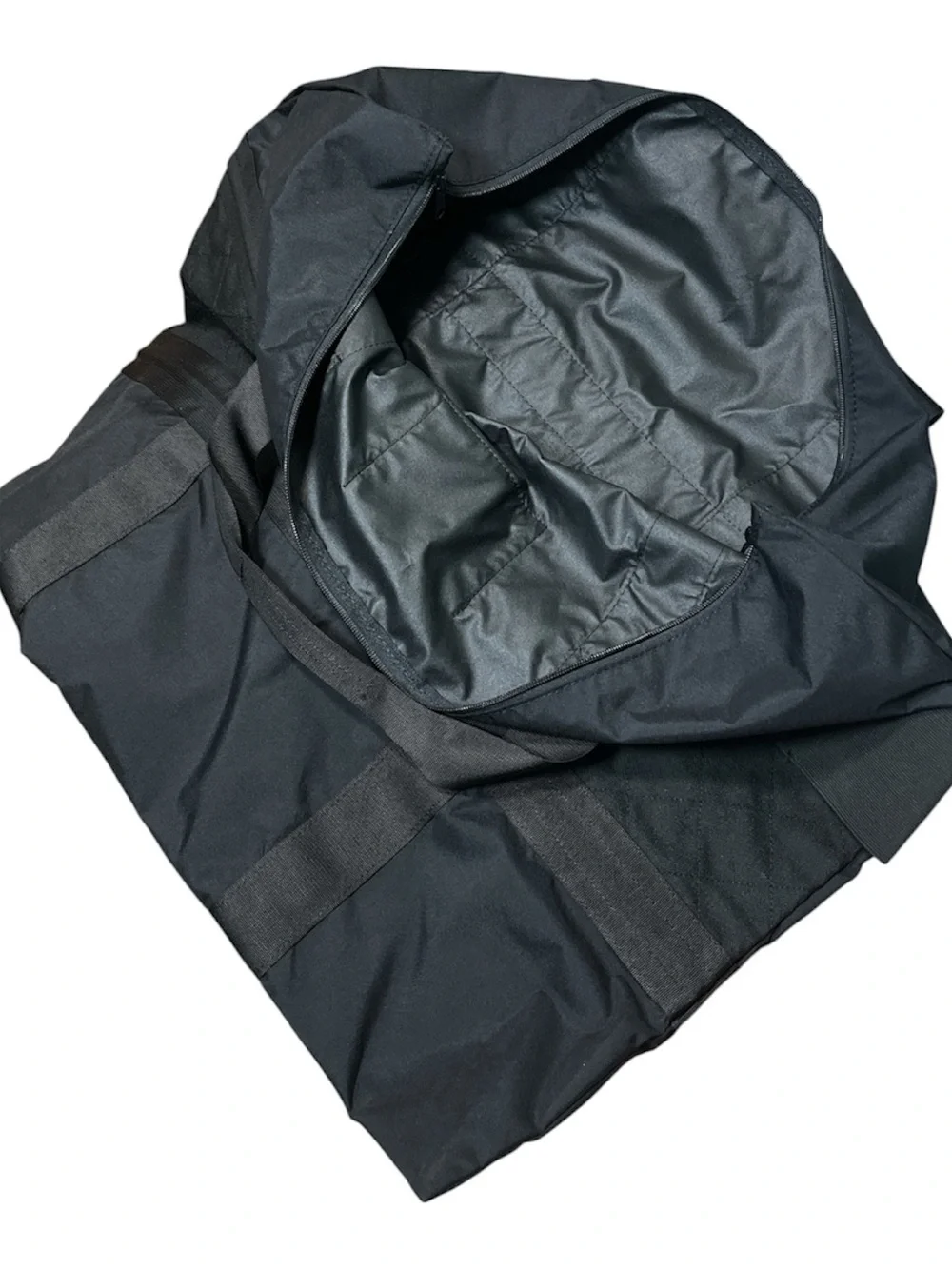 Men's Black Laptop Tote Bag with Organized Front Panels